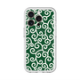 スリムプロテクションプレミアムケース with MagSafe［ 唐草模様 - Green ］