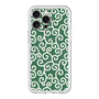 スリムプロテクションプレミアムケース with MagSafe［ 唐草模様 - Green ］