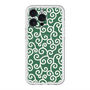 スリムプロテクションプレミアムケース with MagSafe［ 唐草模様 - Green ］
