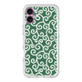 スリムプロテクションプレミアムケース with MagSafe［ 唐草模様 - Green ］