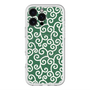 スリムプロテクションプレミアムケース with MagSafe［ 唐草模様 - Green ］