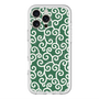 スリムプロテクションプレミアムケース with MagSafe［ 唐草模様 - Green ］