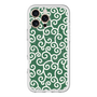 スリムプロテクションプレミアムケース with MagSafe［ 唐草模様 - Green ］