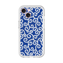 スリムプロテクションプレミアムケース with MagSafe［ 唐草模様 - Blue ］