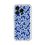 スリムプロテクションプレミアムケース with MagSafe［ 唐草模様 - Blue ］