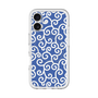 スリムプロテクションプレミアムケース with MagSafe［ 唐草模様 - Blue ］
