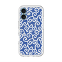 スリムプロテクションプレミアムケース with MagSafe［ 唐草模様 - Blue ］