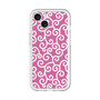 スリムプロテクションプレミアムケース with MagSafe［ 唐草模様 - Pink ］