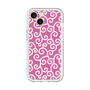 スリムプロテクションプレミアムケース with MagSafe［ 唐草模様 - Pink ］