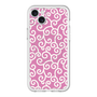 スリムプロテクションプレミアムケース with MagSafe［ 唐草模様 - Pink ］