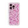 スリムプロテクションプレミアムケース with MagSafe［ 唐草模様 - Pink ］