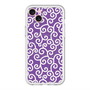 スリムプロテクションプレミアムケース with MagSafe［ 唐草模様 - Purple ］