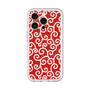スリムプロテクションプレミアムケース with MagSafe［ 唐草模様 - Red ］