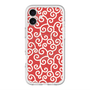 スリムプロテクションプレミアムケース with MagSafe［ 唐草模様 - Red ］