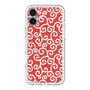 スリムプロテクションプレミアムケース with MagSafe［ 唐草模様 - Red ］