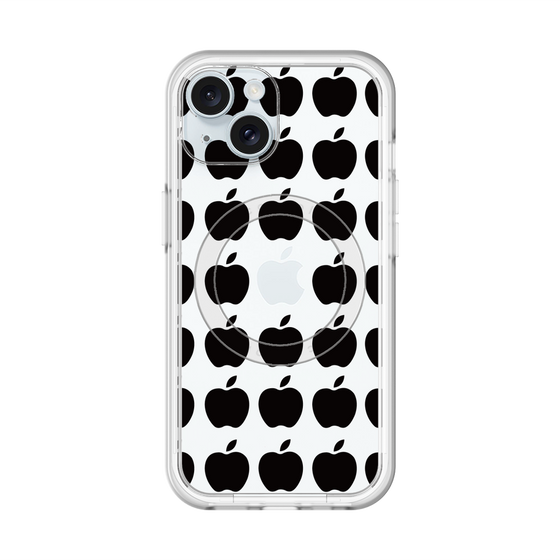 スリムプロテクションプレミアムケース with MagSafe［ Apple - Black ］