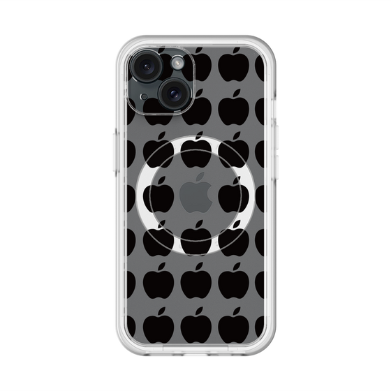 スリムプロテクションプレミアムケース with MagSafe［ Apple - Black ］