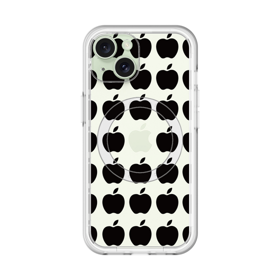 スリムプロテクションプレミアムケース with MagSafe［ Apple - Black ］