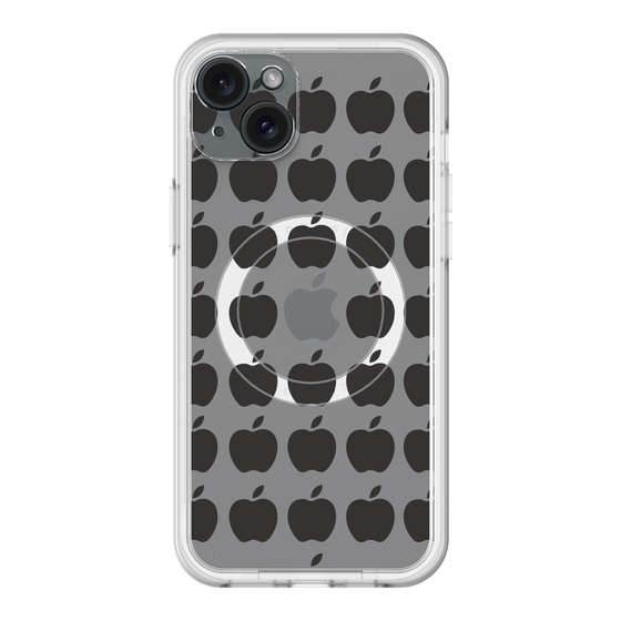 スリムプロテクションプレミアムケース with MagSafe［ Apple - Black ］