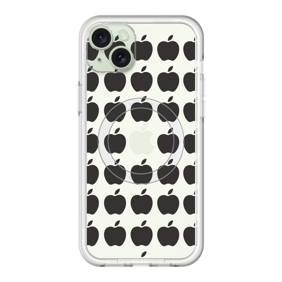 スリムプロテクションプレミアムケース with MagSafe［ Apple - Black ］