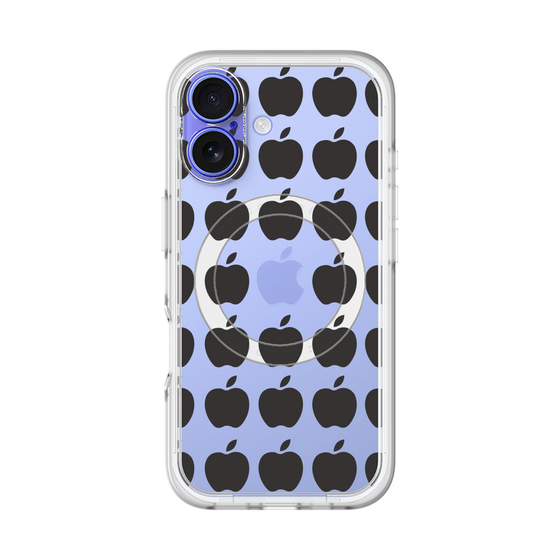 スリムプロテクションプレミアムケース with MagSafe［ Apple - Black ］