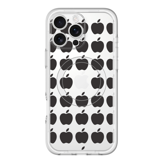 スリムプロテクションプレミアムケース with MagSafe［ Apple - Black ］