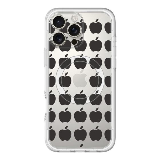 スリムプロテクションプレミアムケース with MagSafe［ Apple - Black ］