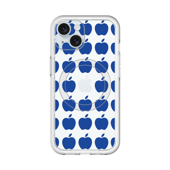 スリムプロテクションプレミアムケース with MagSafe［ Apple - Blue ］