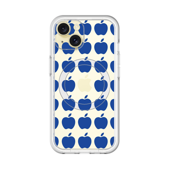 スリムプロテクションプレミアムケース with MagSafe［ Apple - Blue ］