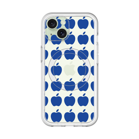 スリムプロテクションプレミアムケース with MagSafe［ Apple - Blue ］
