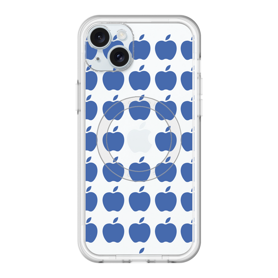 スリムプロテクションプレミアムケース with MagSafe［ Apple - Blue ］