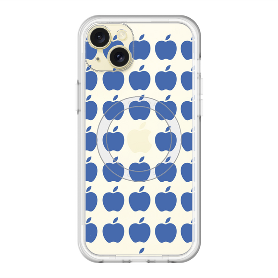 スリムプロテクションプレミアムケース with MagSafe［ Apple - Blue ］
