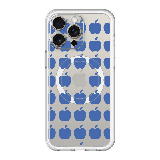 スリムプロテクションプレミアムケース with MagSafe［ Apple - Blue ］