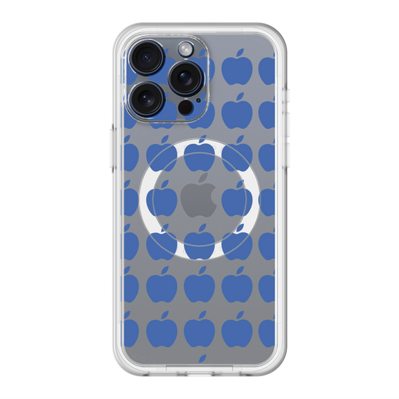 スリムプロテクションプレミアムケース with MagSafe［ Apple - Blue ］