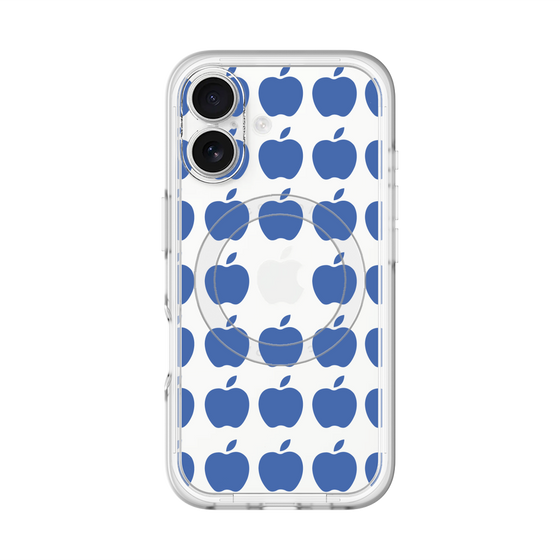 スリムプロテクションプレミアムケース with MagSafe［ Apple - Blue ］