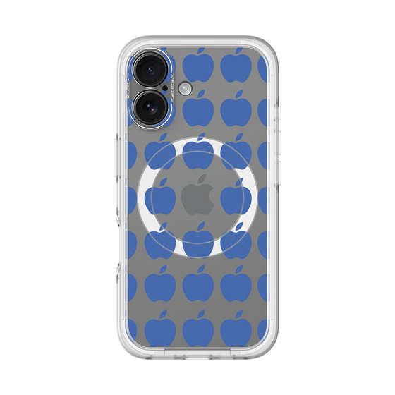 スリムプロテクションプレミアムケース with MagSafe［ Apple - Blue ］