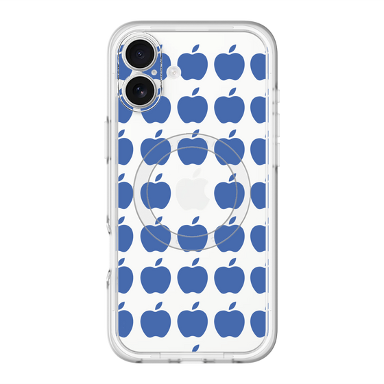 スリムプロテクションプレミアムケース with MagSafe［ Apple - Blue ］
