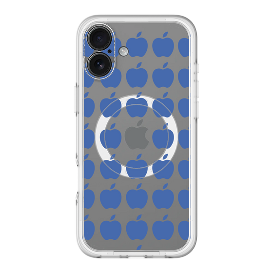 スリムプロテクションプレミアムケース with MagSafe［ Apple - Blue ］