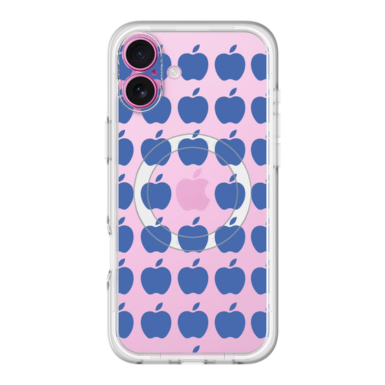 スリムプロテクションプレミアムケース with MagSafe［ Apple - Blue ］