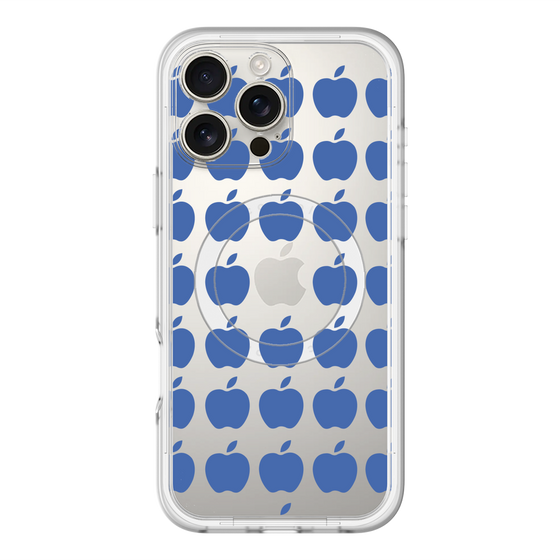 スリムプロテクションプレミアムケース with MagSafe［ Apple - Blue ］