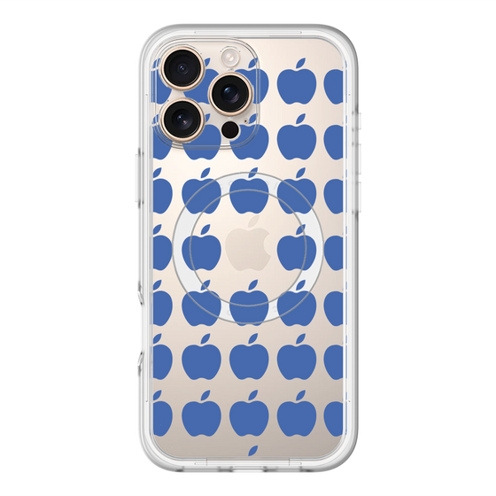 スリムプロテクションプレミアムケース with MagSafe［ Apple - Blue ］