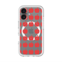 スリムプロテクションプレミアムケース with MagSafe［ Apple - Red ］