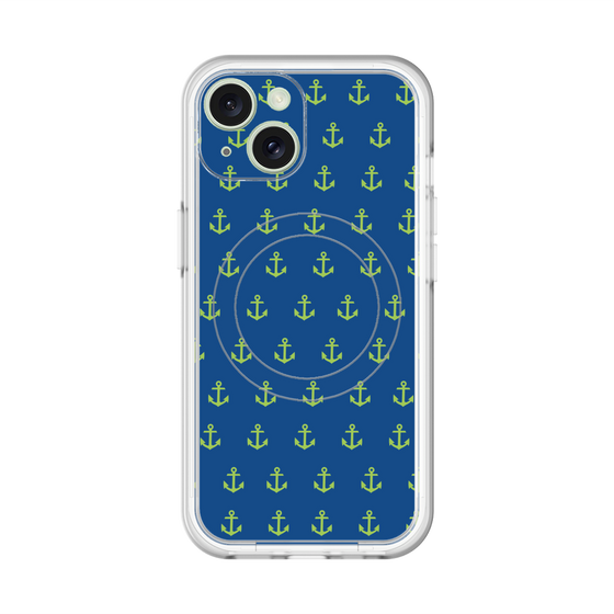 スリムプロテクションプレミアムケース with MagSafe［ Anchor - Green ］