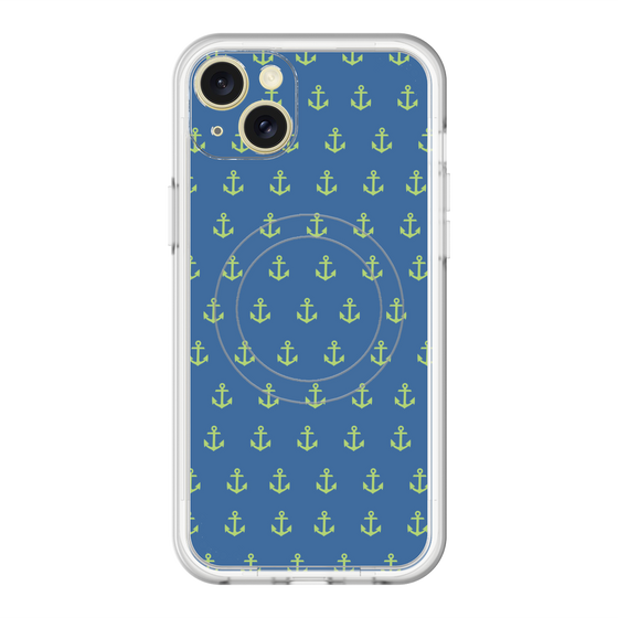 スリムプロテクションプレミアムケース with MagSafe［ Anchor - Green ］
