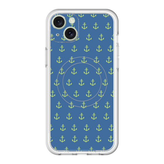 スリムプロテクションプレミアムケース with MagSafe［ Anchor - Green ］