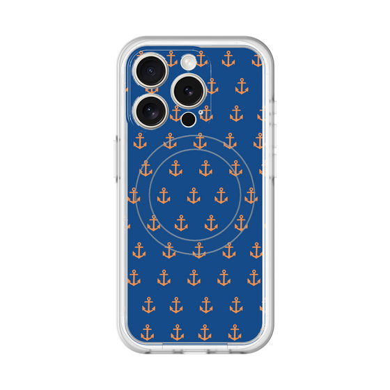 スリムプロテクションプレミアムケース with MagSafe［ Anchor - Orange ］
