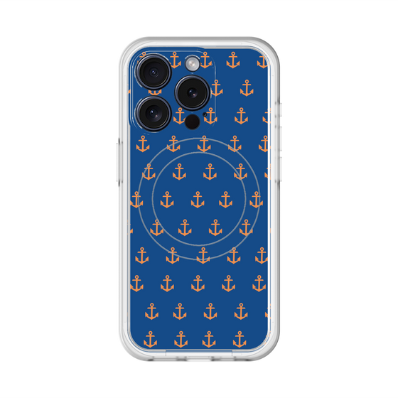 スリムプロテクションプレミアムケース with MagSafe［ Anchor - Orange ］