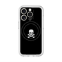スリムプロテクションプレミアムケース with MagSafe［ スカル - Black ］