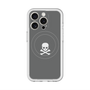 スリムプロテクションプレミアムケース with MagSafe［ スカル - Gray ］