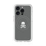 スリムプロテクションプレミアムケース with MagSafe［ スカル - Gray ］